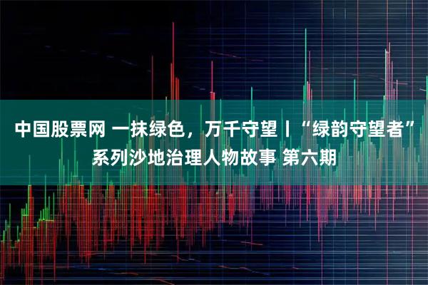 中国股票网 一抹绿色，万千守望丨“绿韵守望者”系列沙地治理人物故事 第六期